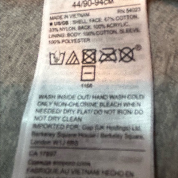 Banana Republic, NWT, Silver Jacquard Zip-Up Bomber Style Jacket. Medium - Picture 12 of 14